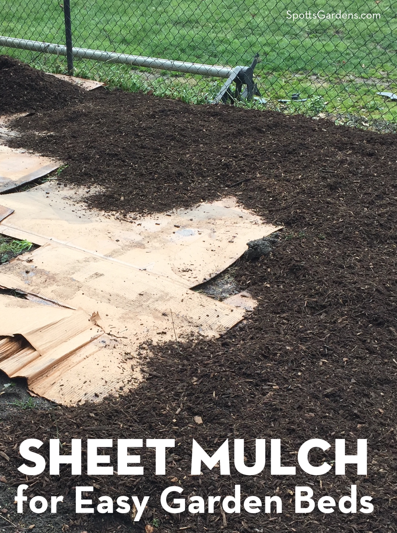 Sheet Mulch for Easy Garden Beds