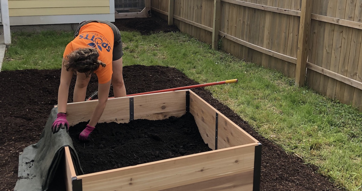 Filling Raised Garden Beds with Soil - Spotts Garden Service