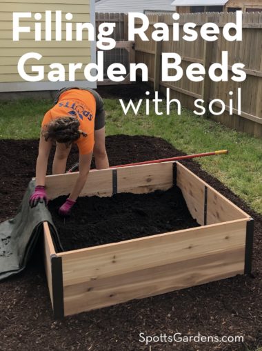 Filling Raised Garden Beds with Soil - Spotts Garden Service